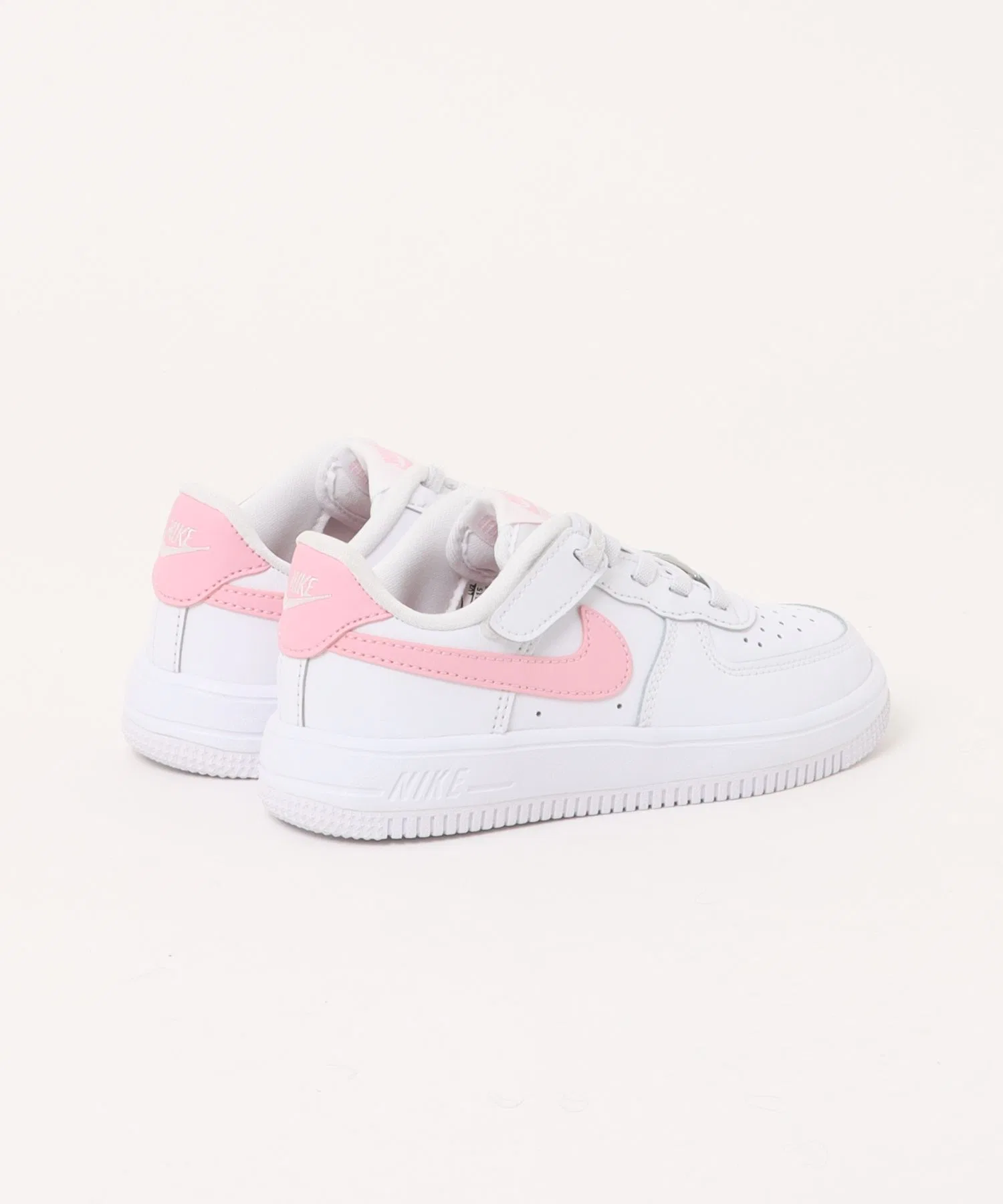 Детские кроссовки NIKE Air Force 1 Low EasyOn бежевые — фото 2
