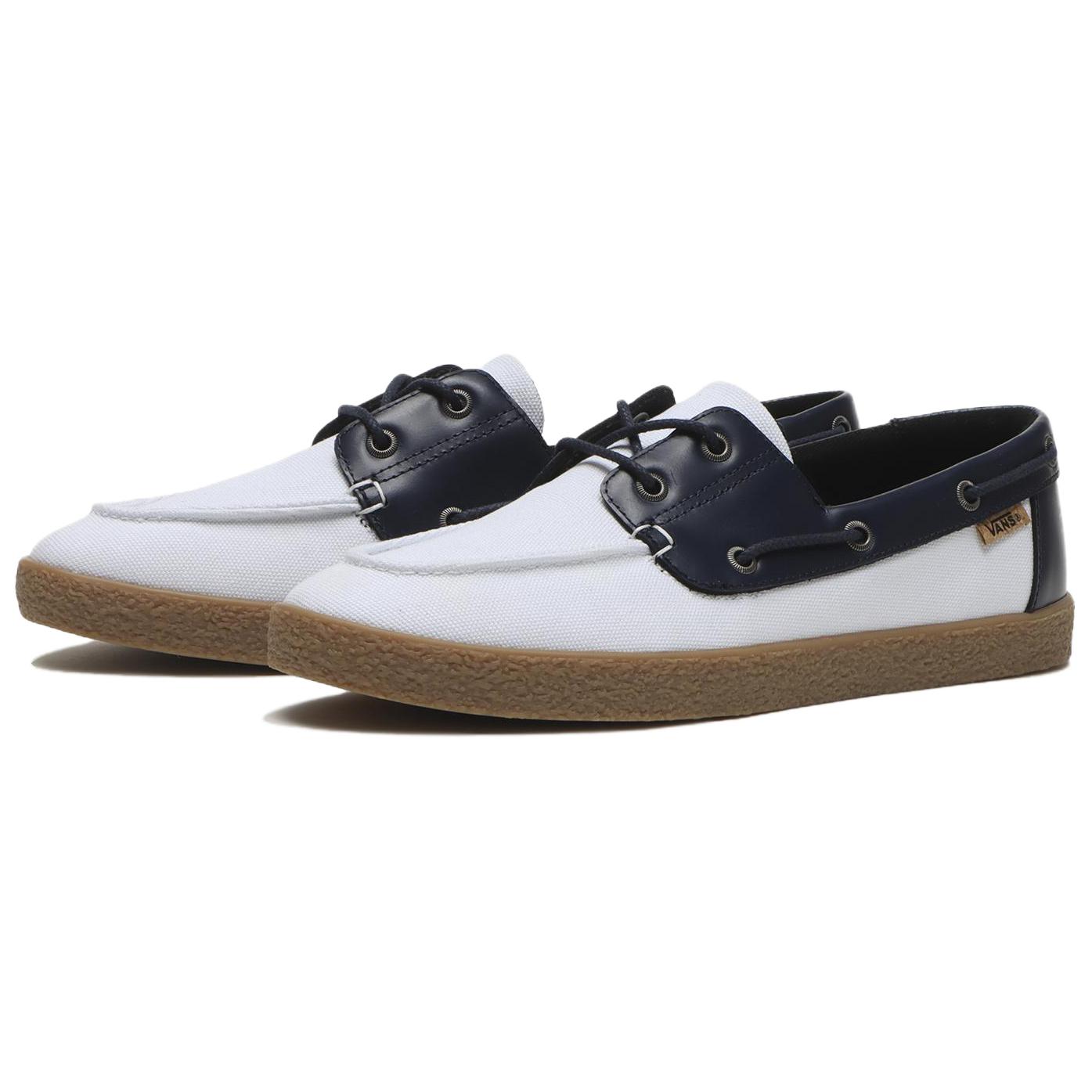 Vans Кроссовки для скейтбординга Kuka Abrasion Resistant Low Top мужские белые черные — фото 4