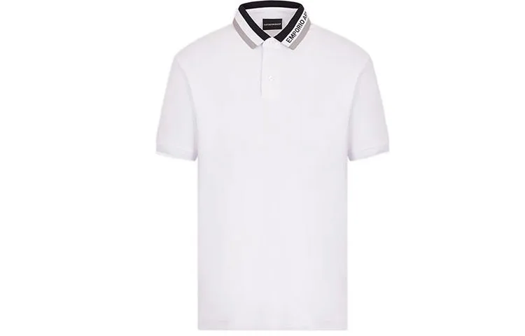 Polo SS22 мужская EMPORIO ARMANI, темно- синий — фото 3