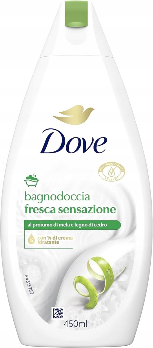 

Dove Fresca Sensazione с кремом Гель для душа APPLE CEDAR TREE 450
