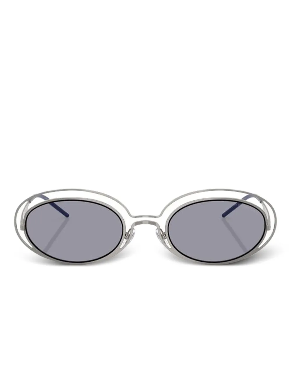 

Солнцезащитные очки в овальной оправе EMPORIO ARMANI, серый