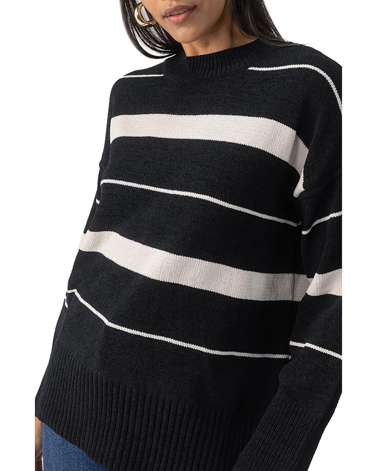 

Свитер Sanctuary Modern Stripe Tunic, цвет Black/F. Almond Stripe