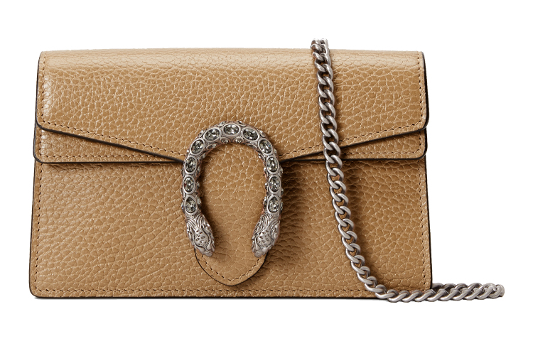 

Матовый кожаный плечевой кроссбоди для женщин коричневый GUCCI