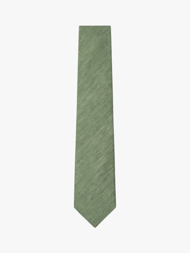 

Галстук в елочку Hackett London, зеленый