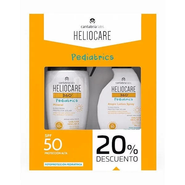 Солнцезащитный крем для детей HELIOCARE Pack 360 Pediatrics SPF50+ 1 шт