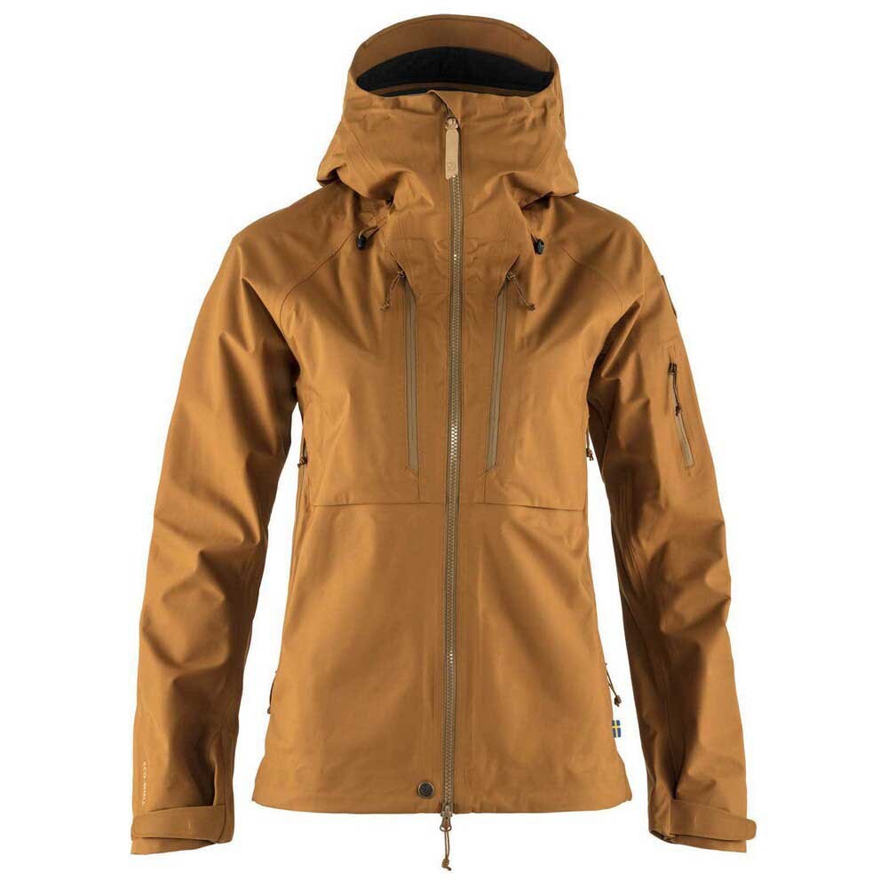 

Спортивная куртка Fjällräven Keb Eco-Shell softshell, коричневый