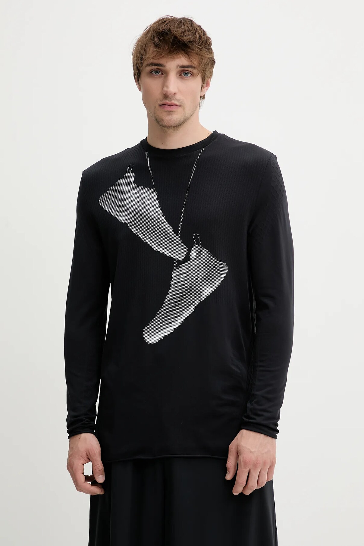 

Лонгслив Mm6 Maison Margiela, черный