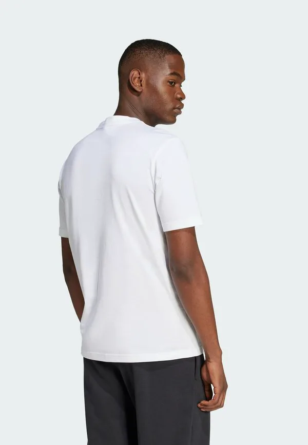 M bl sj t print tshirt Adidas Sportswear, White Black — фото 2