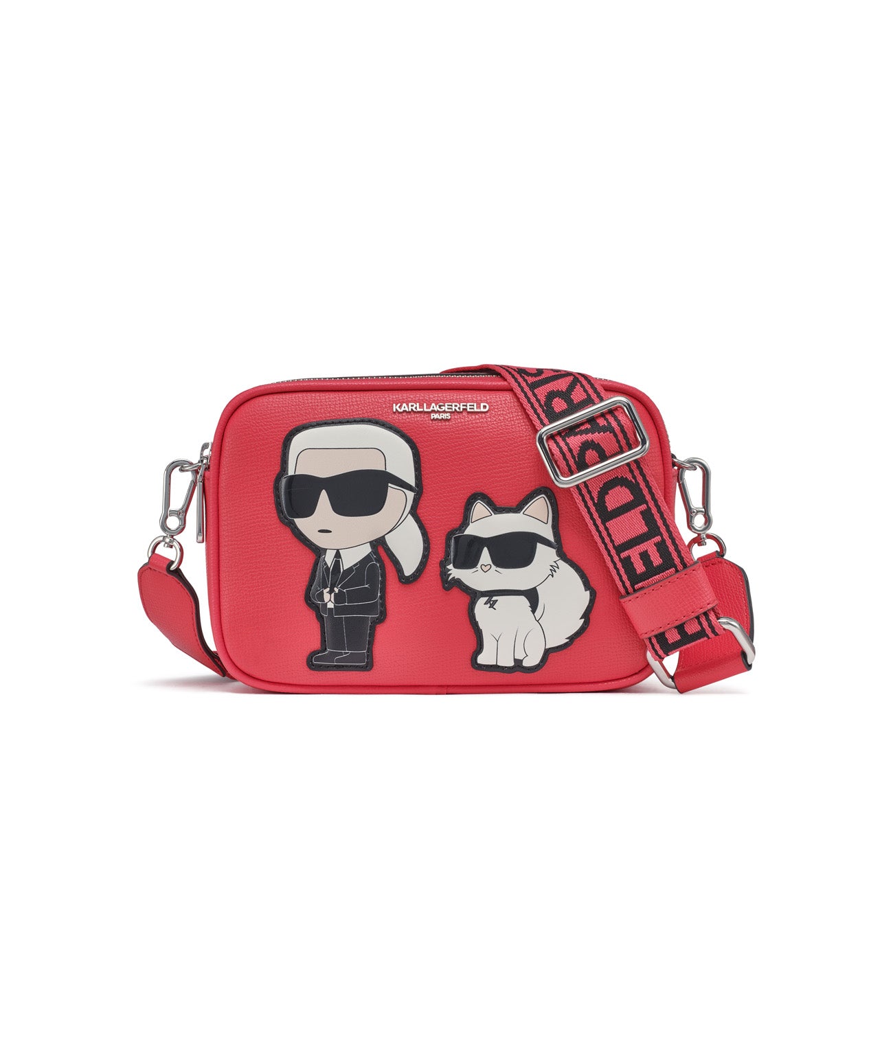 

Сумка-переходник MAYBELLE ROUND HEAD DUO CAMERA KARL LAGERFELD PARIS, розовый