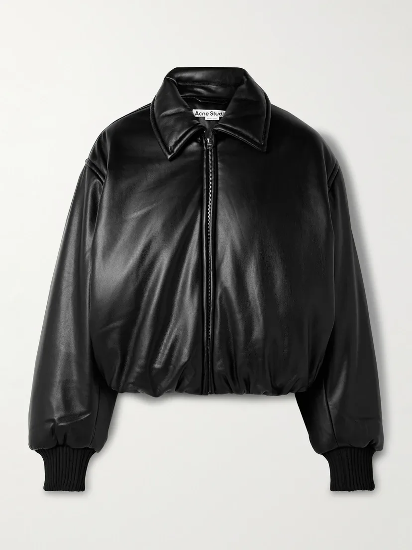 Стеганый бомбер Acne Studios, черный