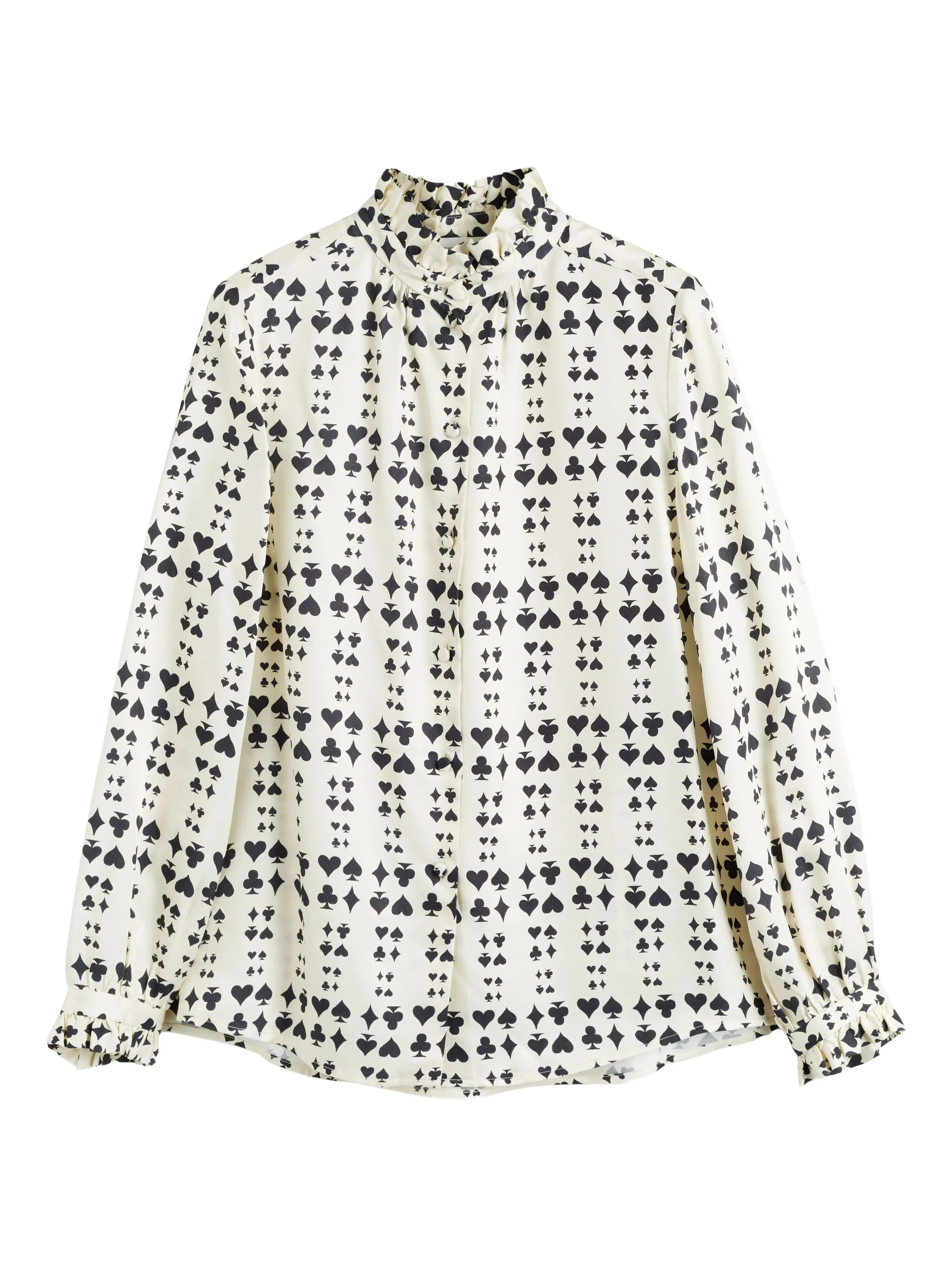 

Блузка с принтом Chinti & Parker, белый