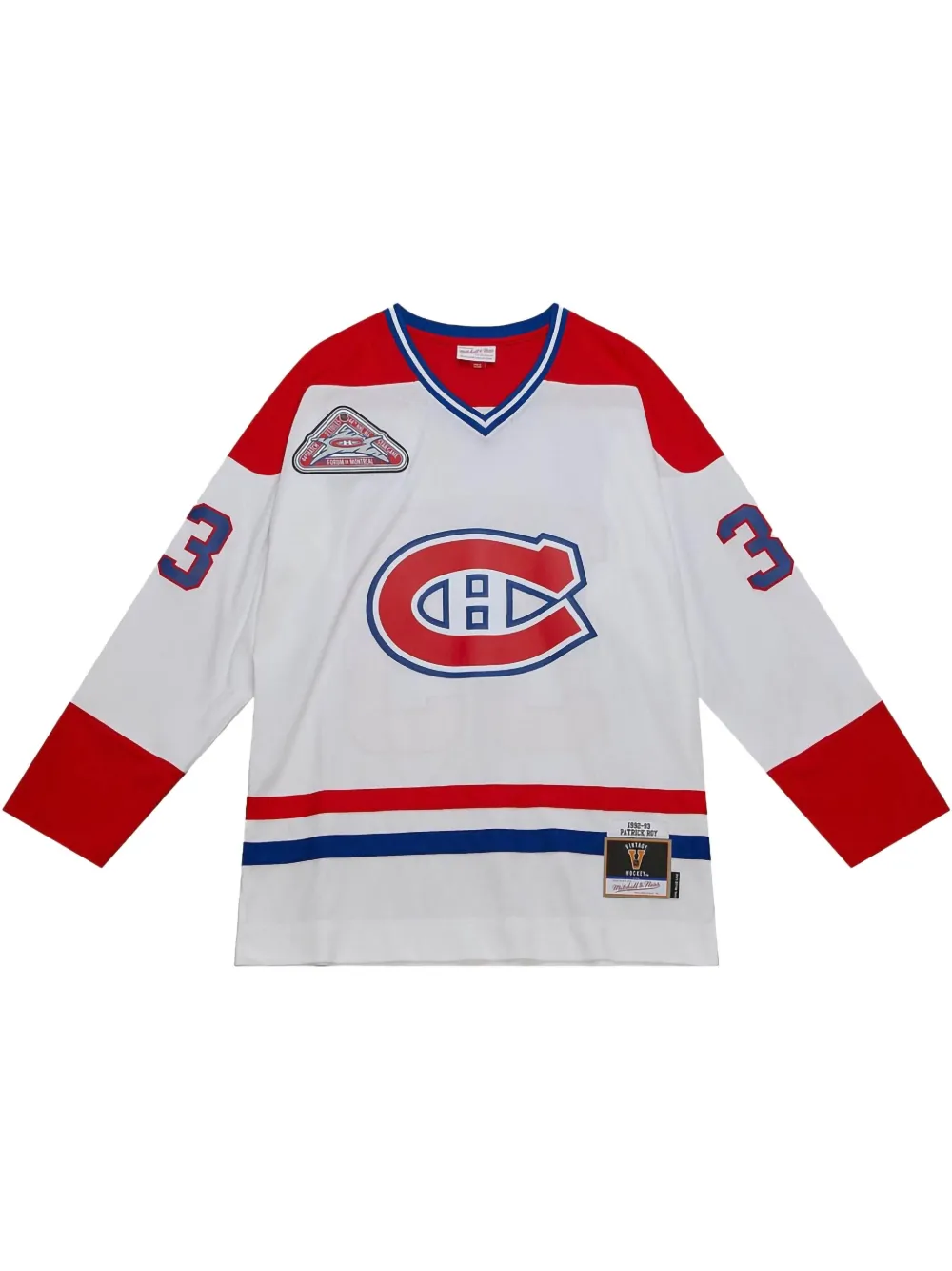 

Топ 1992/93 Patrick Roy Montreal Canadiens Power Play White" Mitchell & Ness, белый