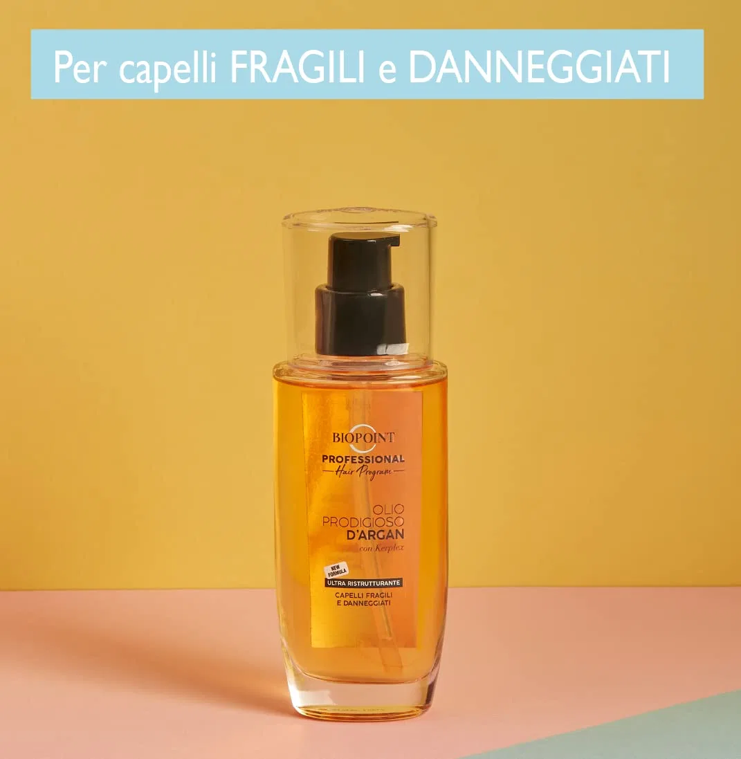 Профессиональное масло для волос с арганой Biopoint Olio Argan Professional Hair Program ‎Biopoint — фото 2