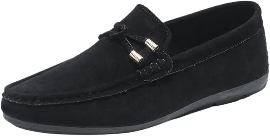 Лоферы мужские, кожа PU, Black DHFIRUFSHLO