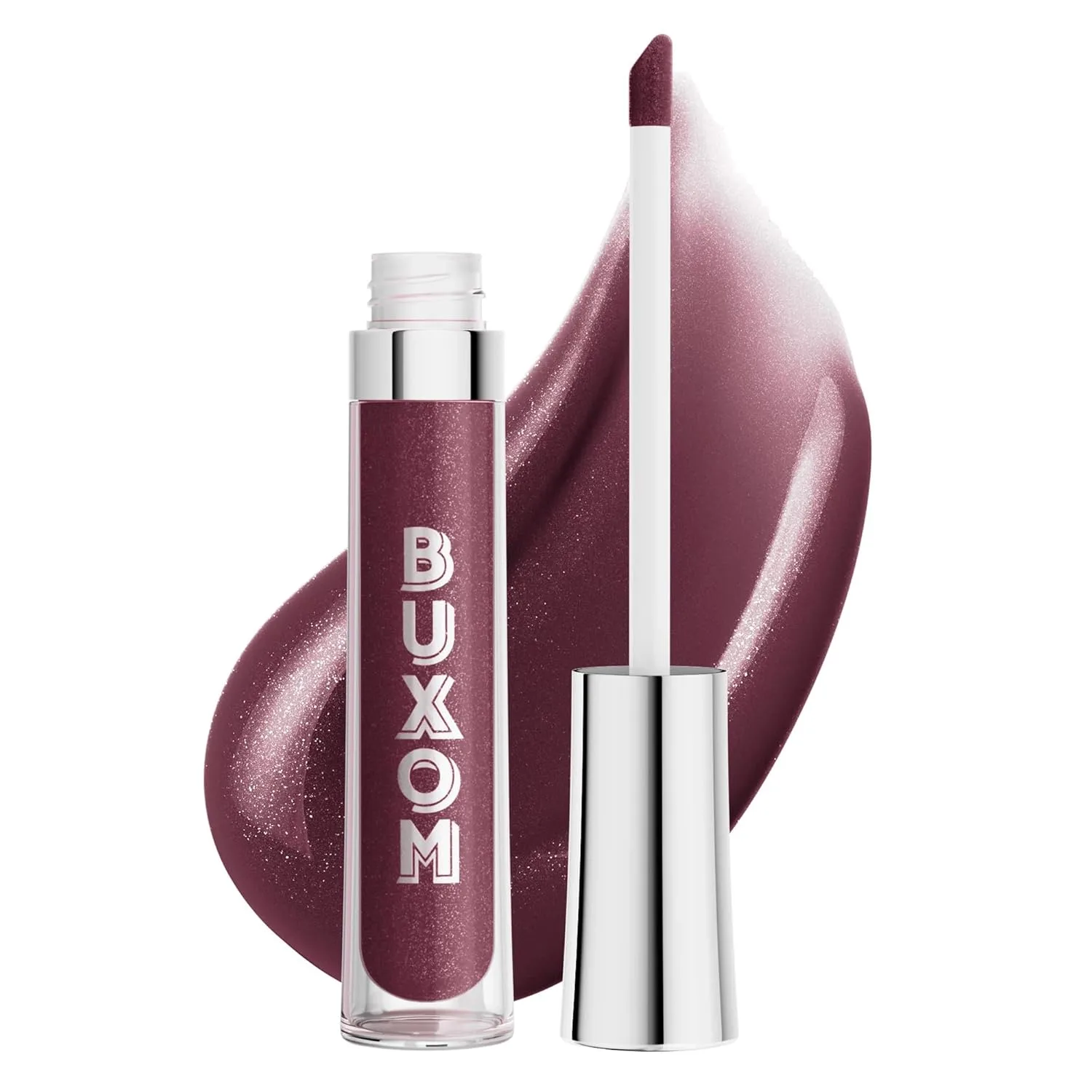 Buxom Full-On Plumping Lip Polish, блеск для губ, тонирующий блеск для губ, формула с пептидами и витамином Е для придания губам объема и увлажнения. 4,4 мл (1 шт.), AH Dolly Deep (Rich Brown Mauve Shimmer)