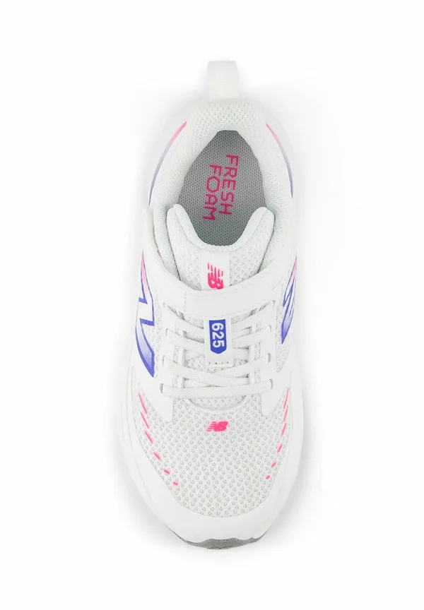 Кроссовки на липучках New Balance, Nb White/Pink Heat — фото 3