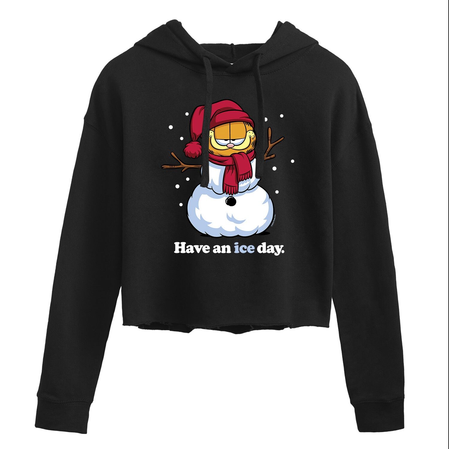

Укороченная толстовка с рисунком Garfield Ice Day для юниоров Licensed Character