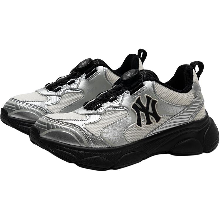 Низкие кроссовки Ace Runner для детей и подростков MLB, серебряный — фото 2