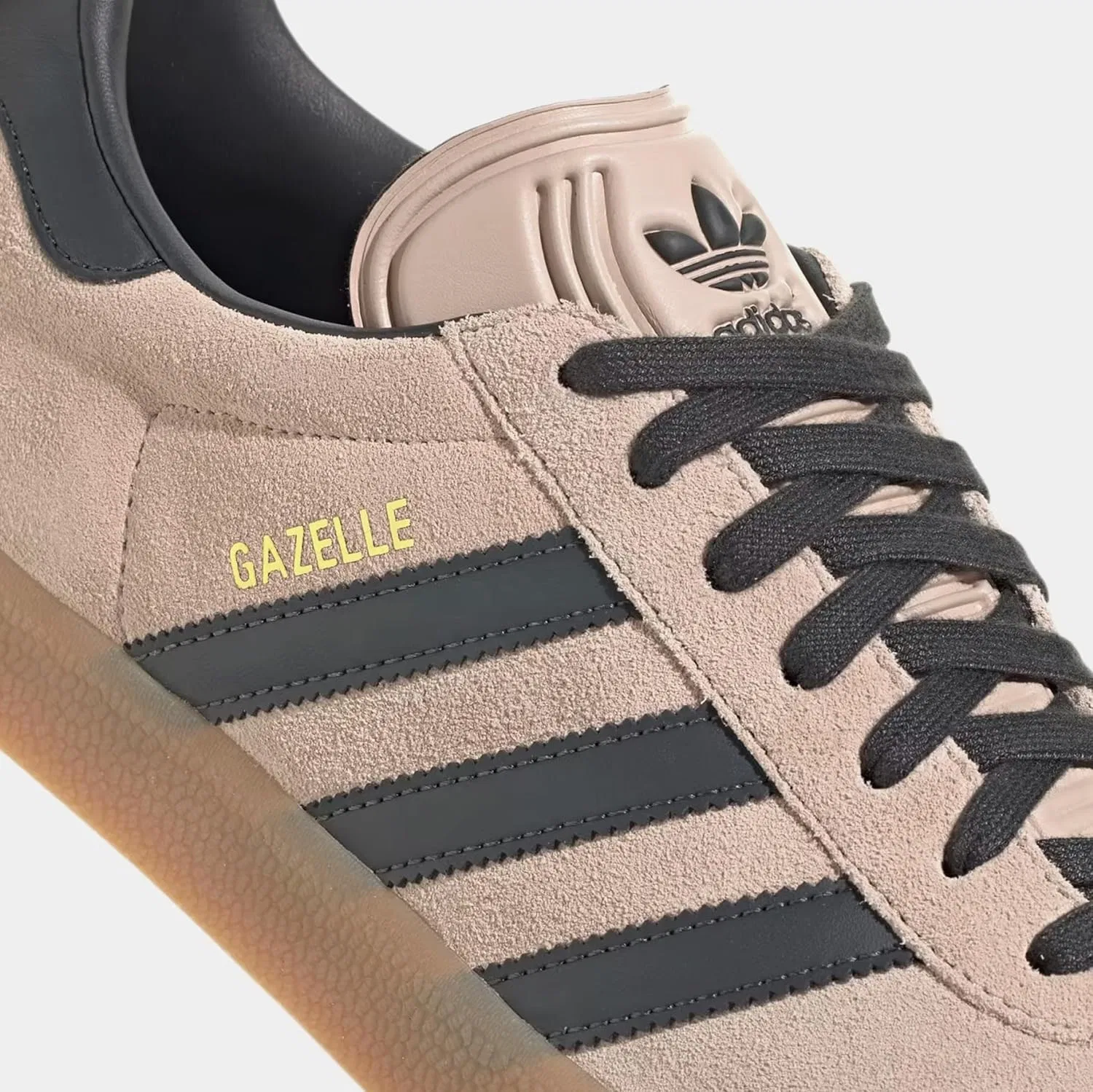 Кроссовки мужские Adidas, бежевый/черный — фото 4