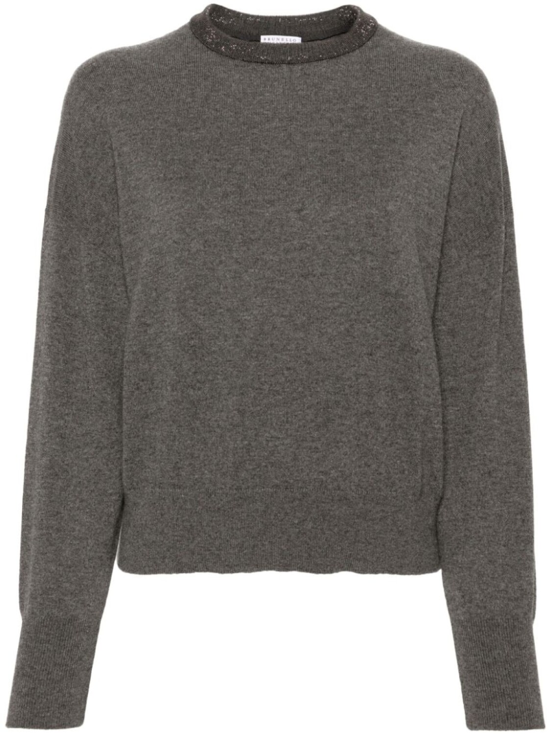 

Brunello Cucinelli кашемировый свитер, серый