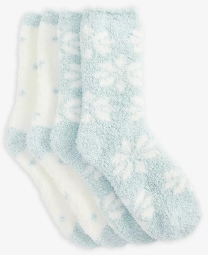 

Женские носки Fuzzy Butter Socks, 2 пары Charter Club, синий