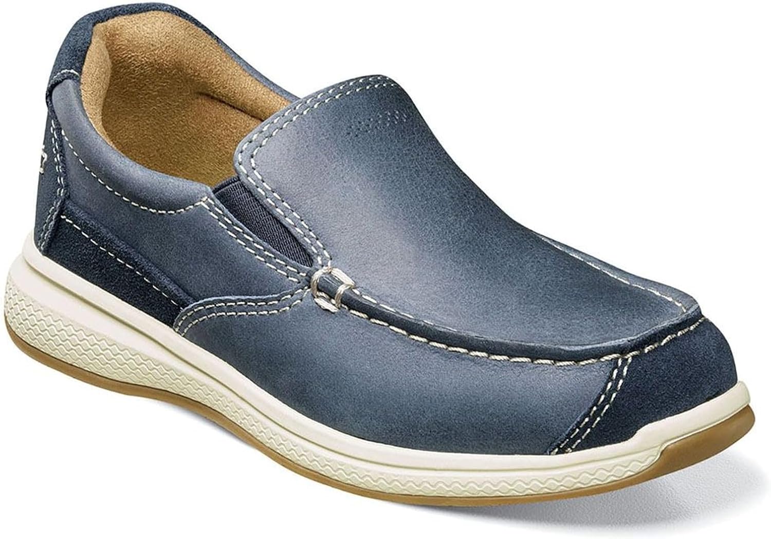 Слипоны Moc Toe от Florsheim Great Lakes для мальчиков, Indigo — фото 2