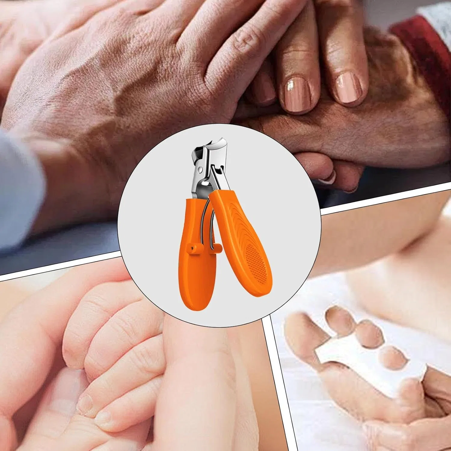 Изогнутые кусачки для ногтей из нержавеющей стали Generic — фото 4