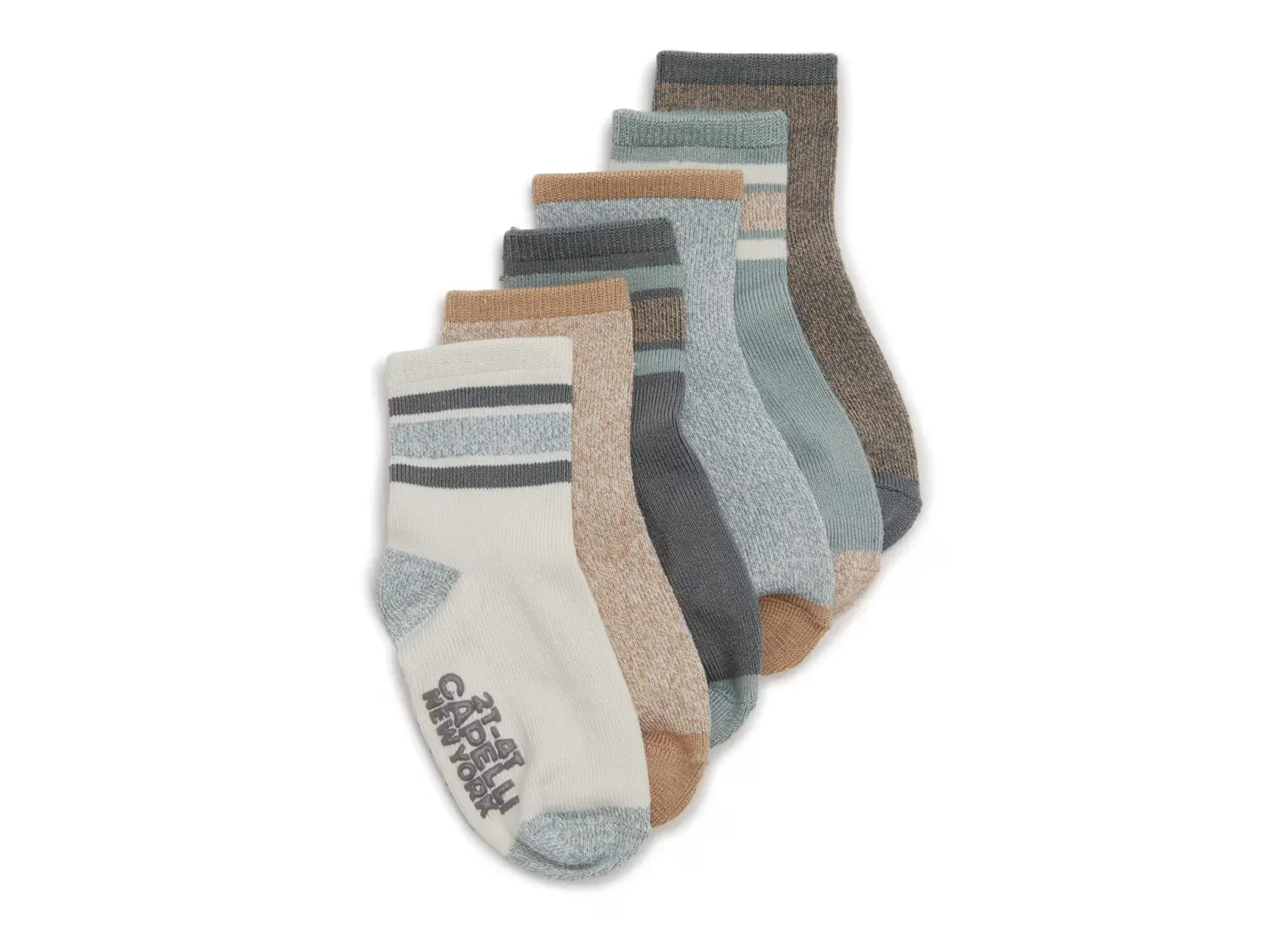 

Детские носки - 6 пар Capelli New York, Multicolor
