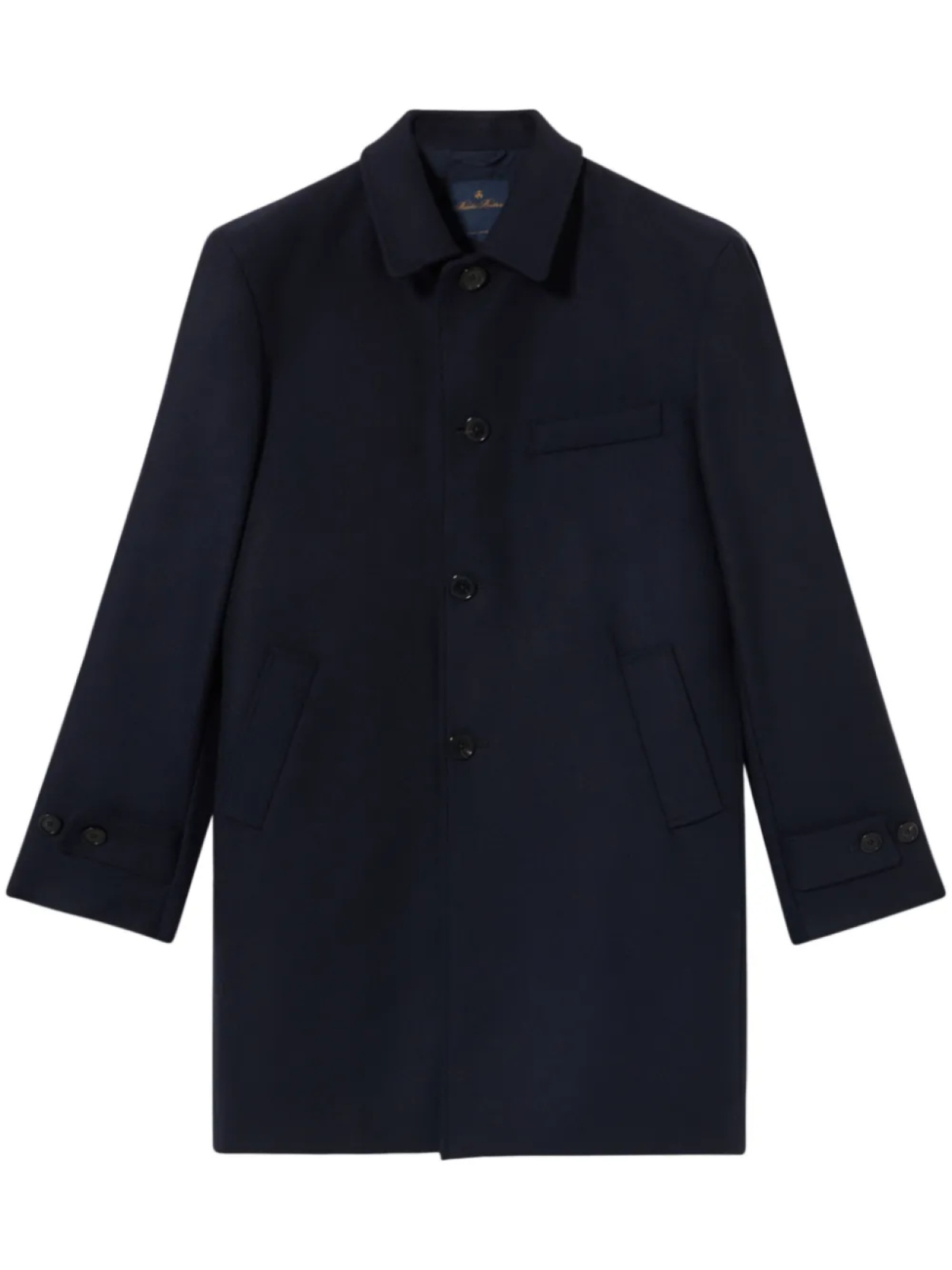 

Однобортное пальто Brooks Brothers, синий