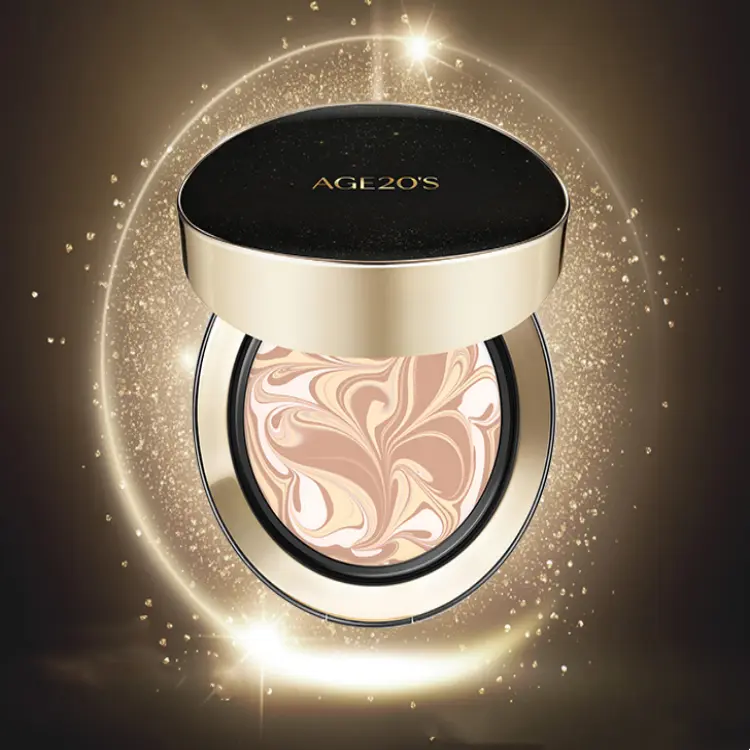 Aekyung 20's Age AEKYUNG KERASYS Starry Black воздушные подушечки увлажняющий матирующий консилер для сухой и жирной кожи 14г*2 — фото 4