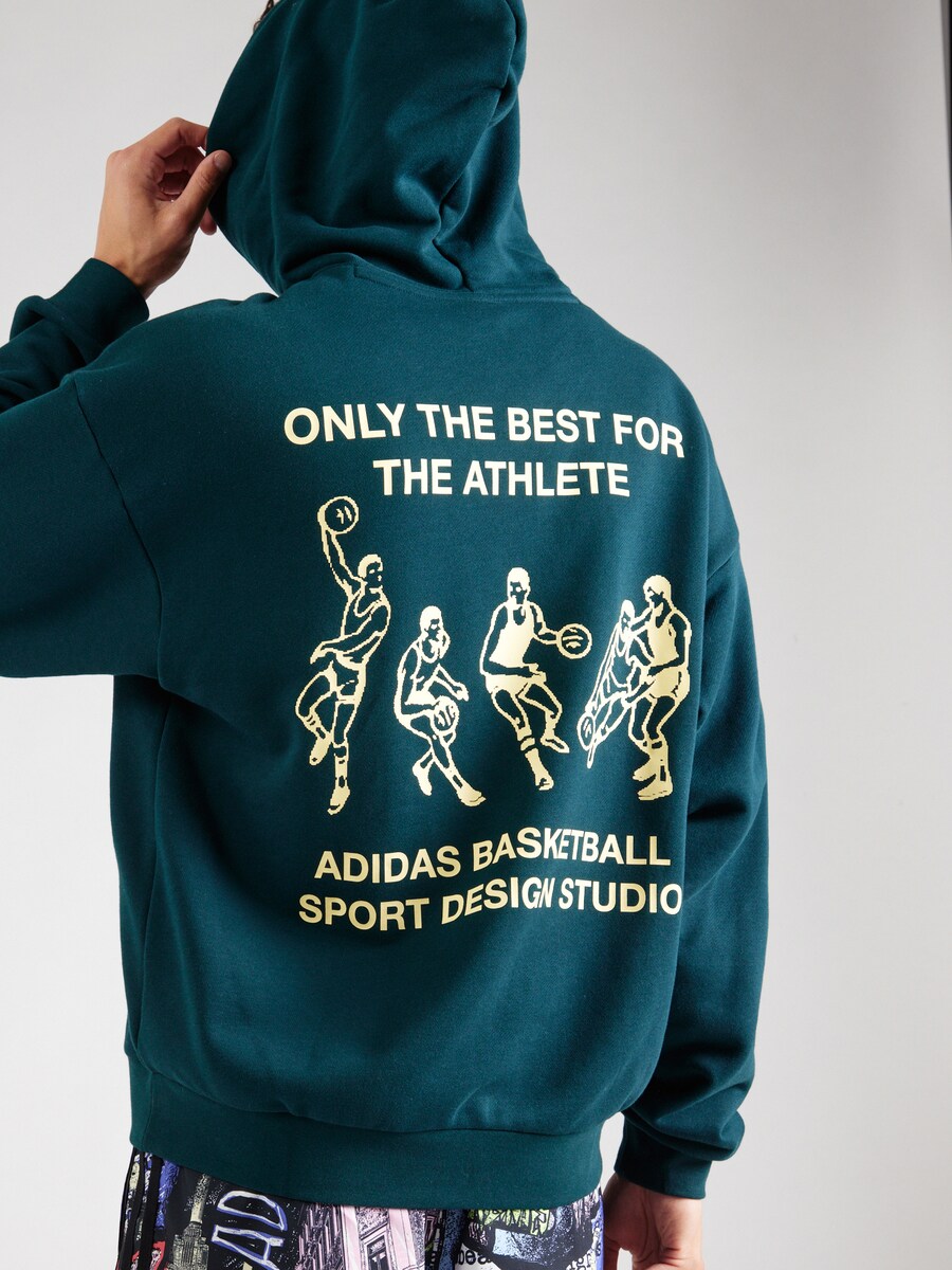 Толстовка ADIDAS ORIGINALS Only The Best For The Athlete, Dark green — фото 3