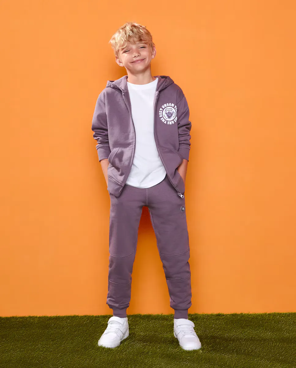 

Плюшевые штаны для мальчика с разрезами Kids El Corte Inglés, фиолетовый