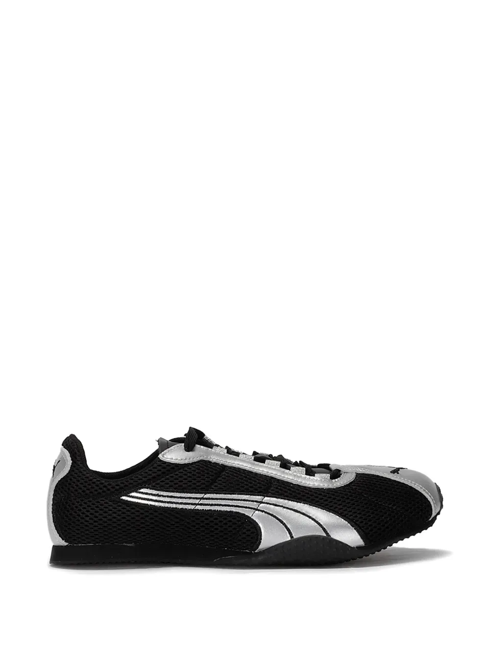 Кроссовки с серебристыми деталями PUMA, черный