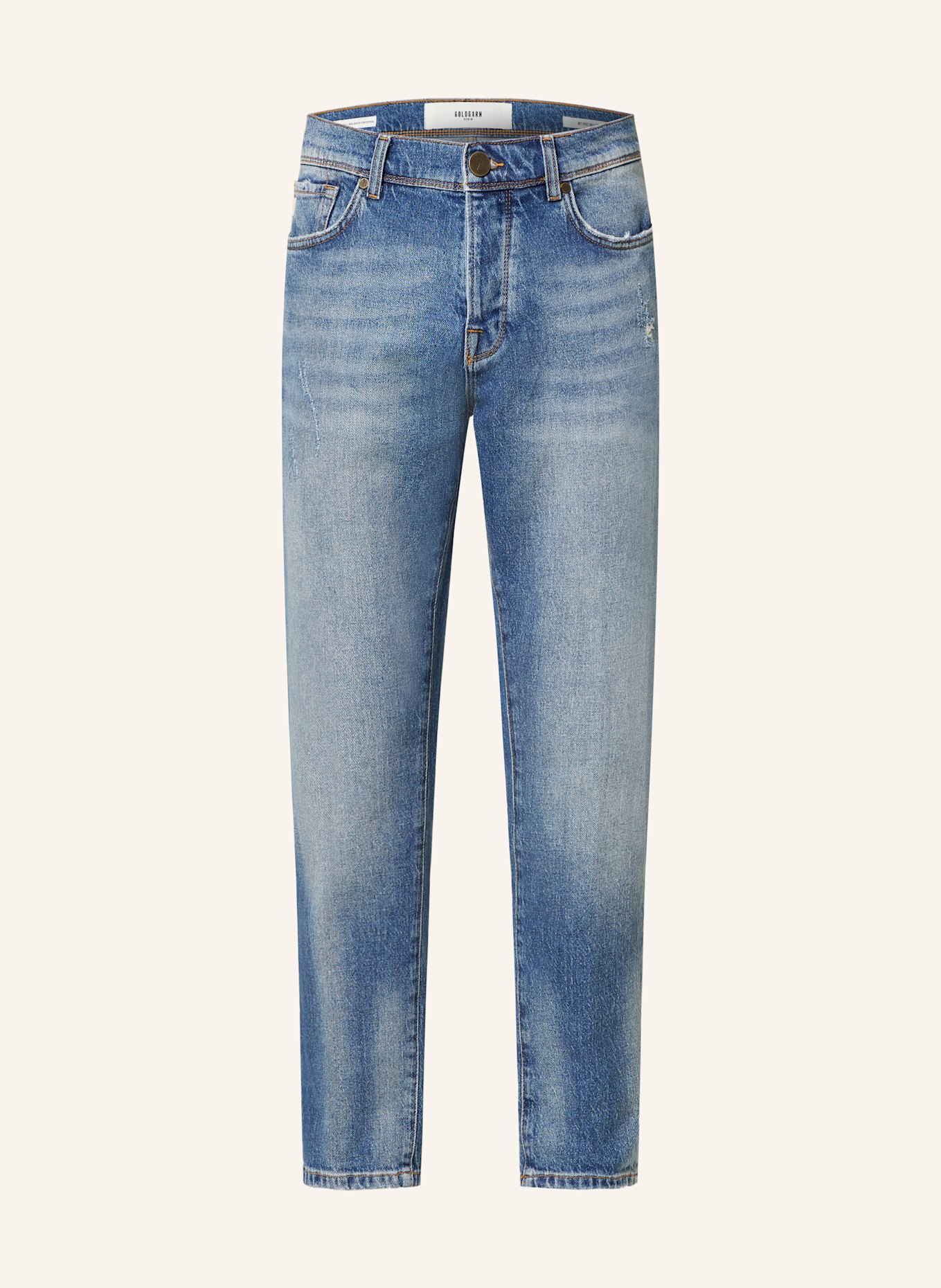 

Джинсы Rheinau свободного кроя Goldgarn Denim, синий