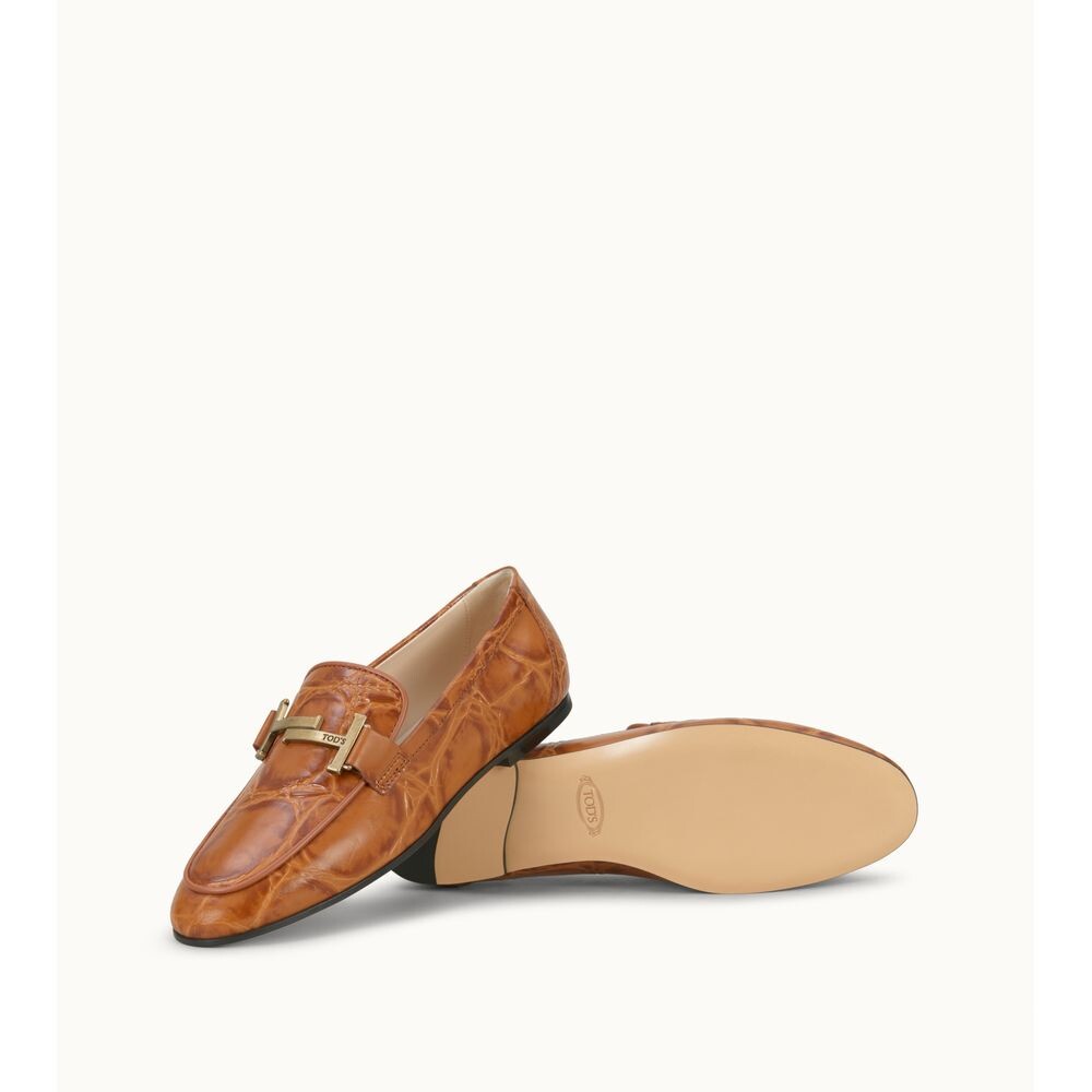

Кожаные лоферы TOD's, коричневый