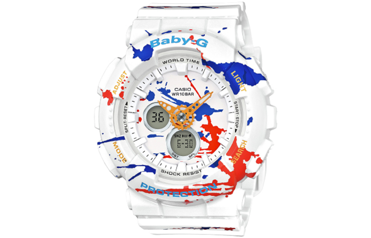 

CASIO Часы Women's BABY-G White Watch BA-120SPL-7A