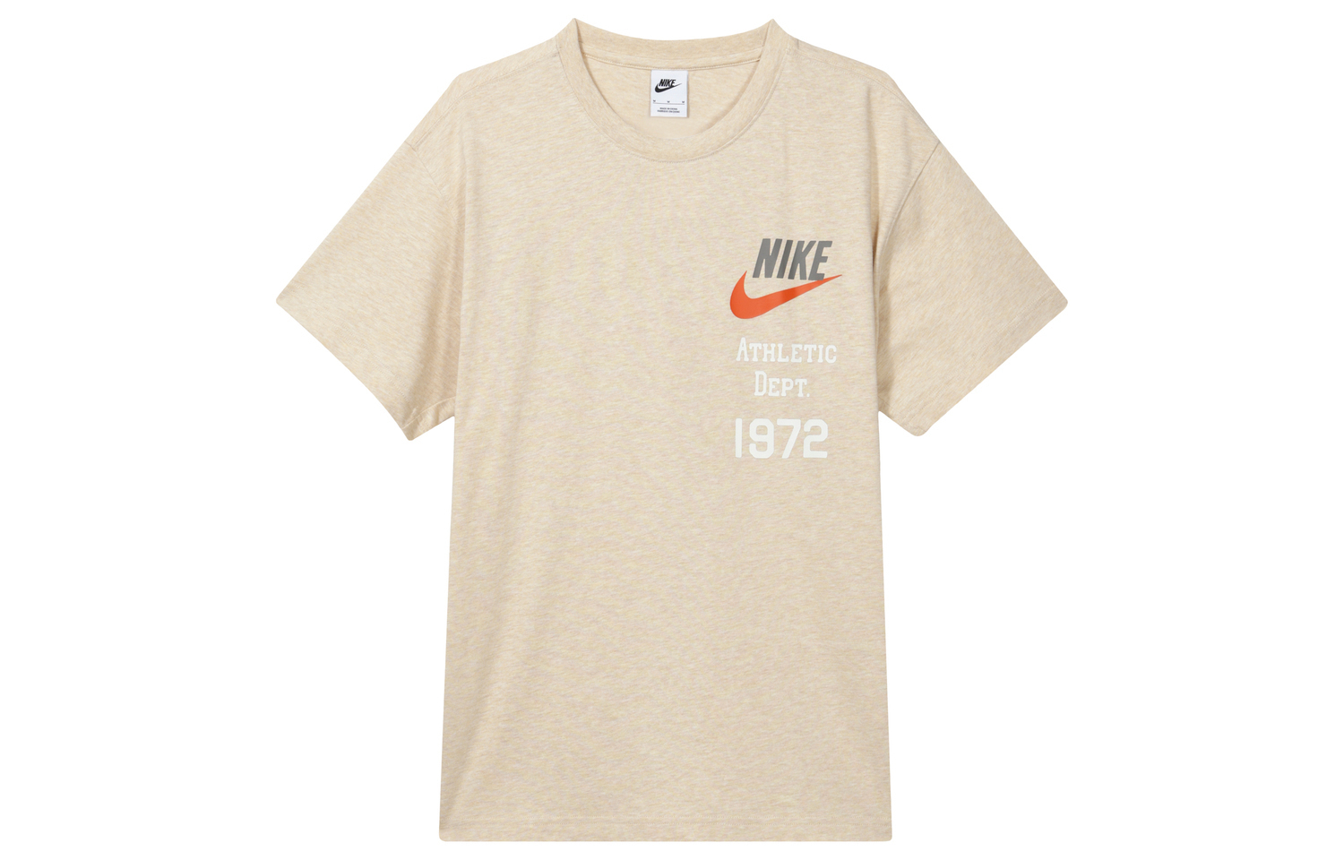 Футболка мужская спортивная кунжутный коричневый Nike — фото 2