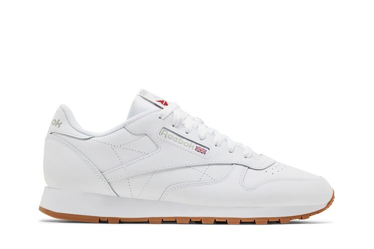 

Кроссовки Reebok Classic Leather White Grey Gum, белый