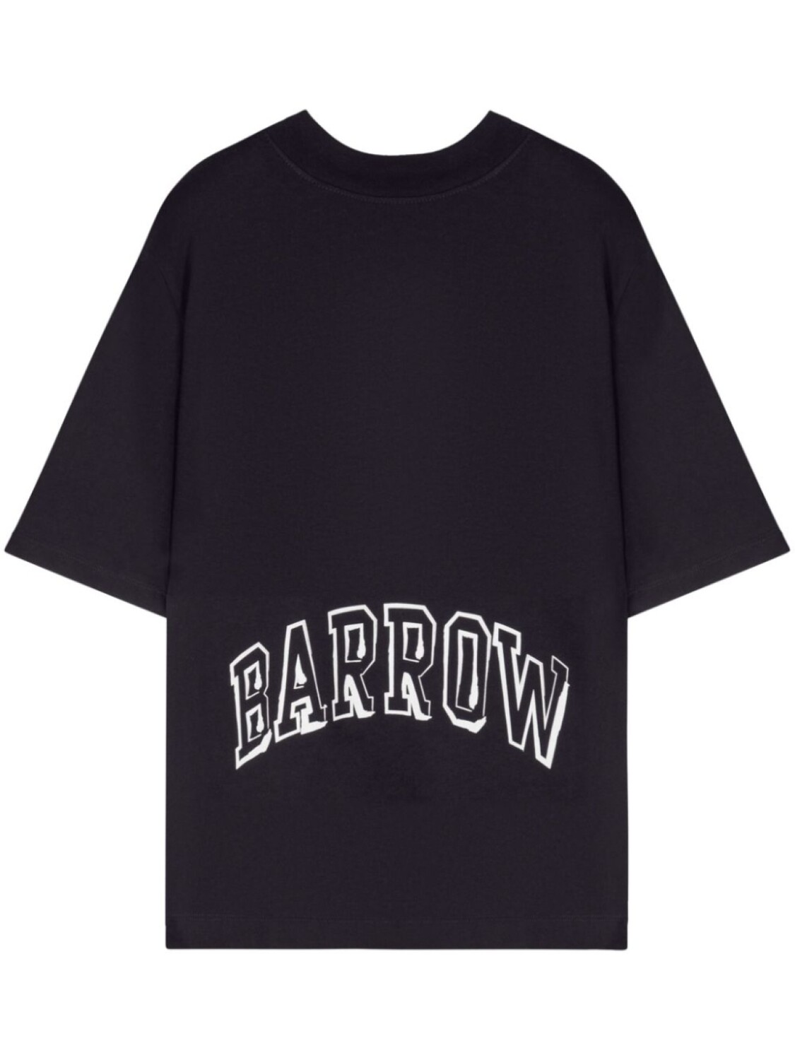 

BARROW футболка с принтом, черный