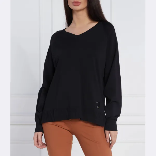 

Свитер обычного кроя Armani Exchange, черный