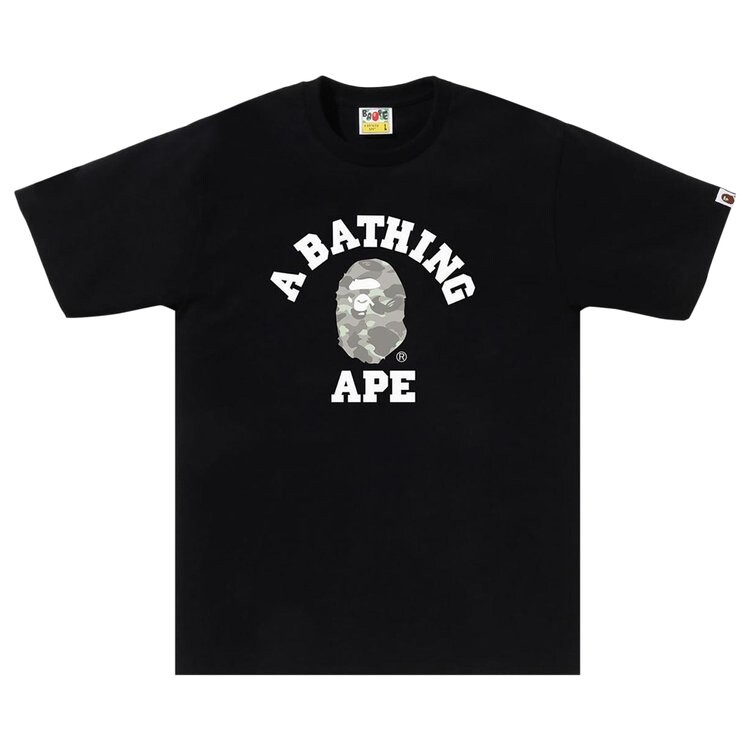 

Футболка BAPE City Camo College Tee, черный