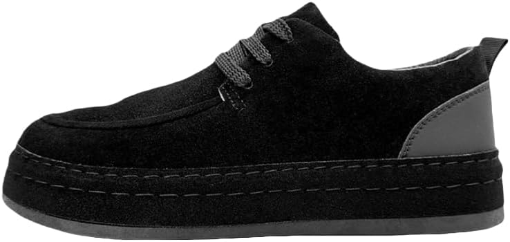 

Мужские кроссовки HoaloX из замши в ретро-стиле, модные повседневные спортивные, черный