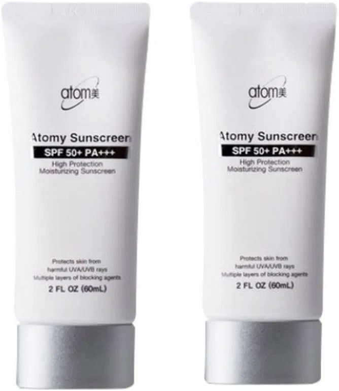 Солнцезащитный крем Atomy Suncream White SPF50+ PA+++ 60 мл, 2 шт
