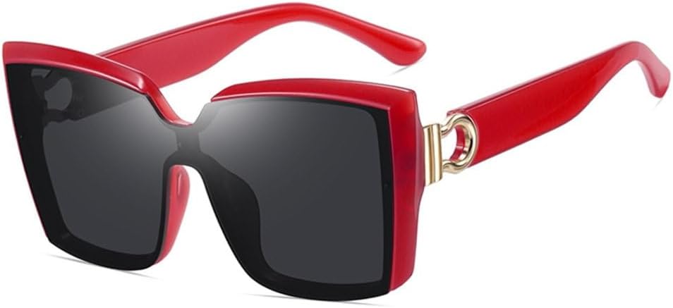 

Женские квадратные солнцезащитные очки, модные, роскошные, с градиентным леопардовым принтом и защитой от УФ-излучения UV400, WTY105, красные, один размер LVTFCO, Wty105 Red