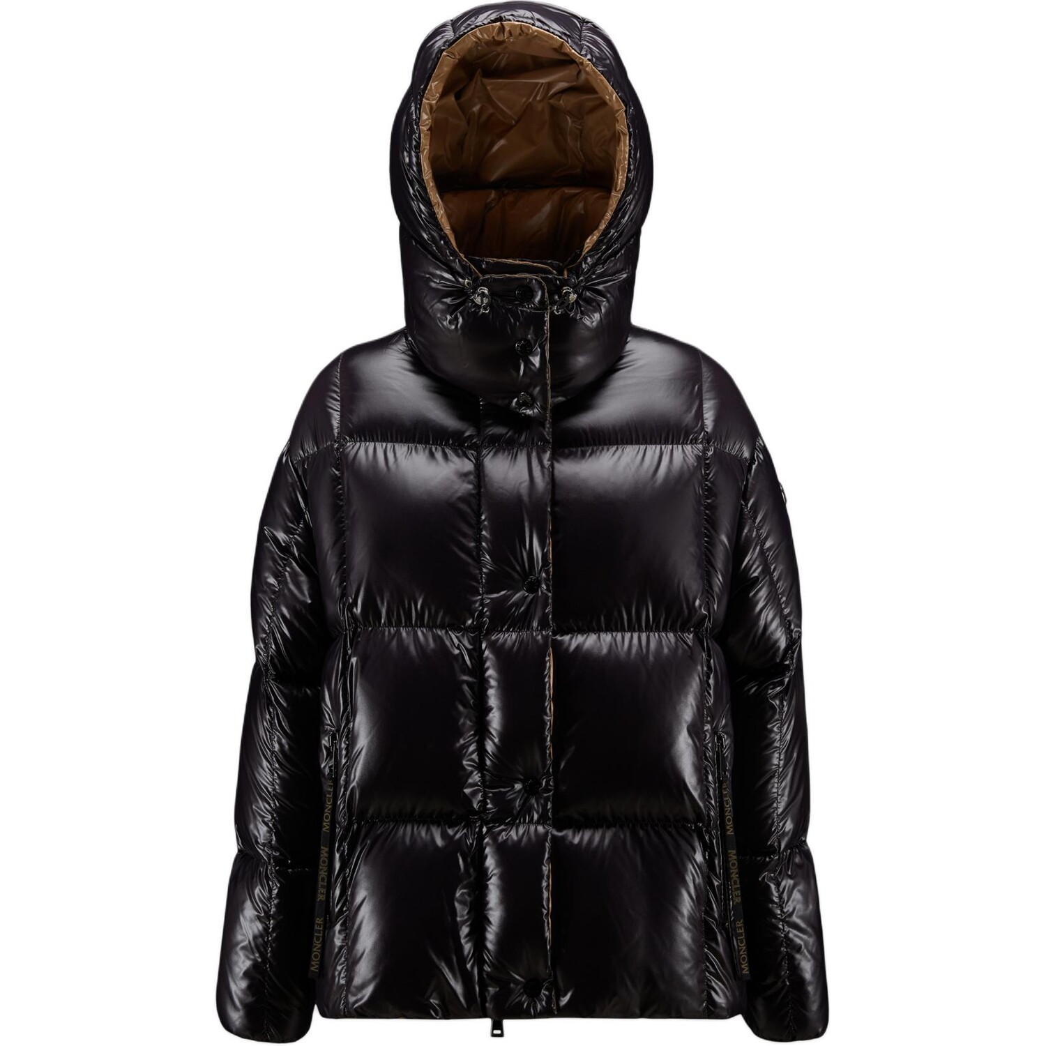 

Пуховик женский черный Moncler