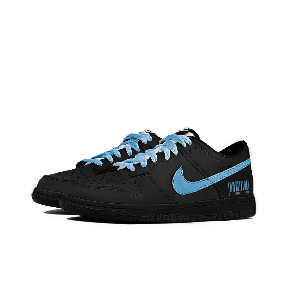 

Кроссовки для скейтбординга Dunk женские, низкие, черный Nike