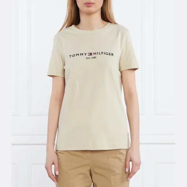 

Футболка стандартного кроя Tommy Hilfiger, бежевый
