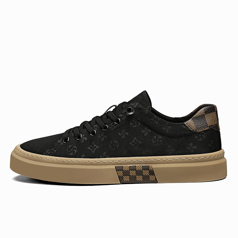 

Амортизация, нескользящая подошва, устойчивость к истиранию, поддержка, баланс низкие кроссовки мужские Boogie Bear, черный