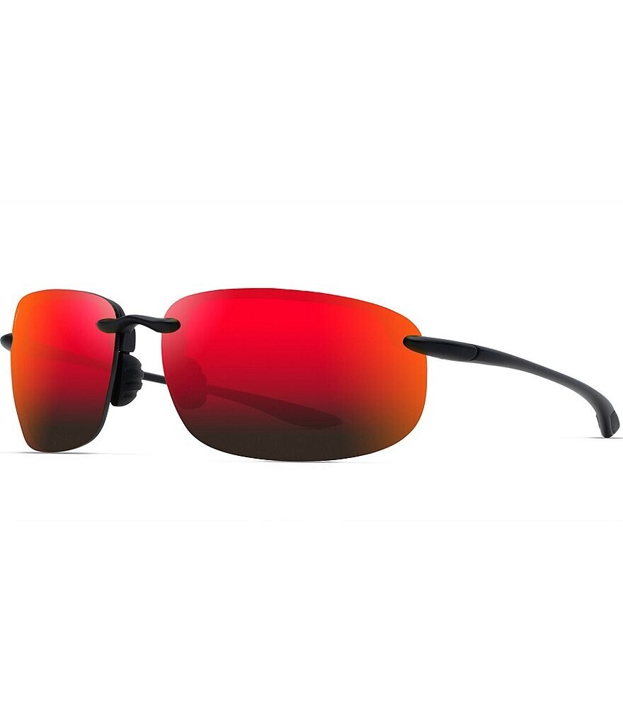 

Мужские овальные солнцезащитные очки Maui Jim Ho'okipa XL PolarizedPlus2 67 мм, черный