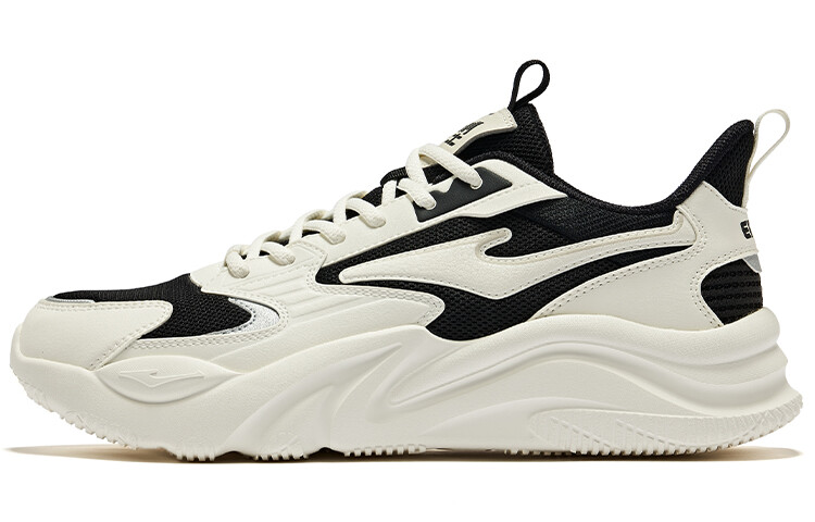 

Кроссовки ERKE 2.0 Lifestyle Shoes Men Low-top Positive Black Microcrystalline White, белый